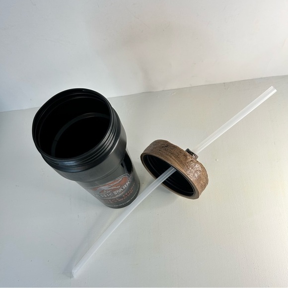 Vintage JURASSIC Park Cup with Straw Universal Studios Hollywood - Picture 13 of 14